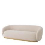 Cream Boucle Sofa - Image 2