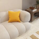 Modern Wool Loveseat - Image 3