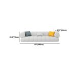 Modern Wool Loveseat - Image 7