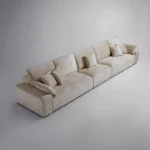 Empress Beige Sofa - Image 3