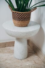 Cementitious Terrazzo Side Table Big - Image 4