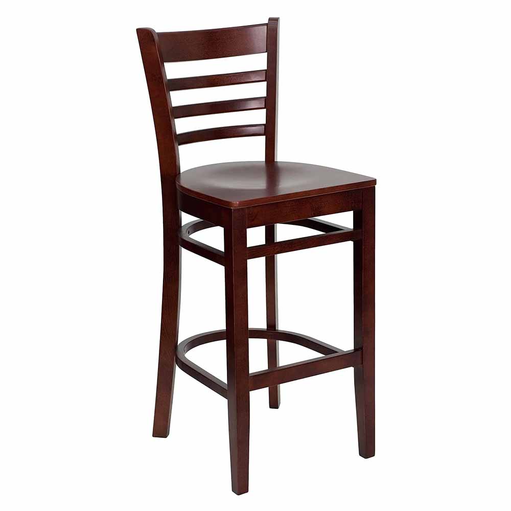 299103662_4937931796310623_6047331712719030537_n.jpg Wooden Barstool - Image 1