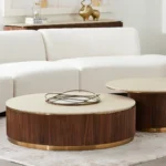 Lux Walnut Veneer Coffee Table - Image 7