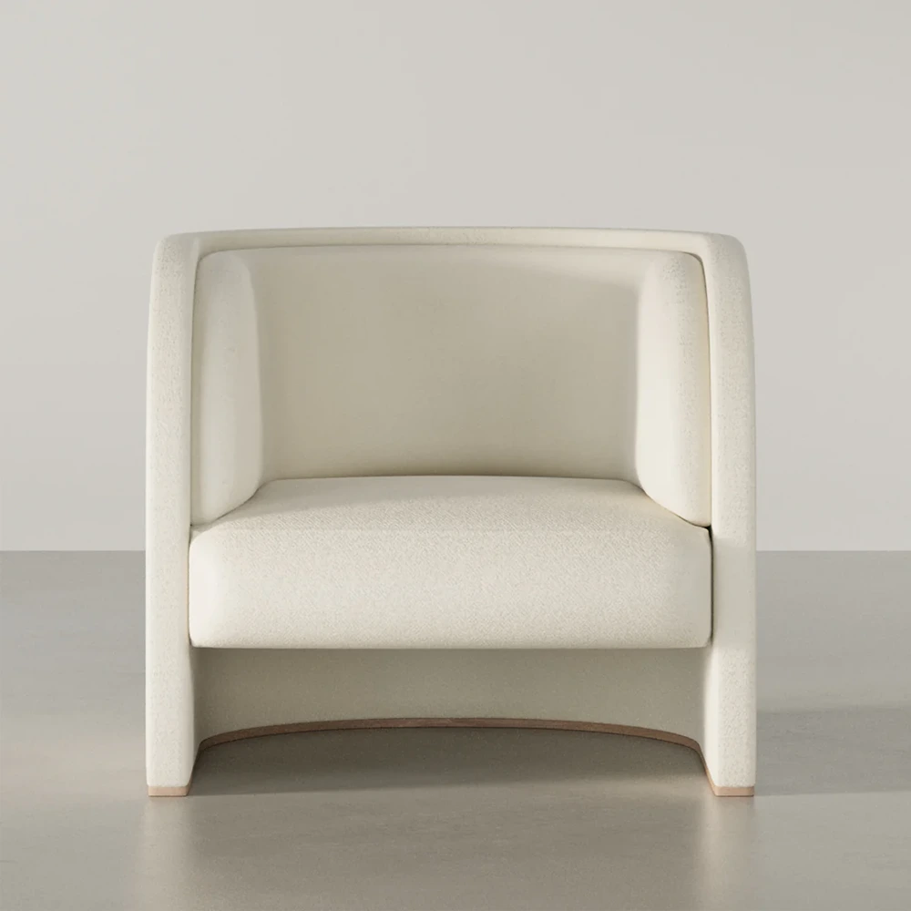 Amalfi-arm-chair-abreg.webp Amalfi Upholstered Lounge Chair - Image 1