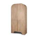Arco Fluted White Oak Veneer Cabinet - Image 3