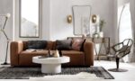 Luxury Vegan Leather 3-Seater Sofa - Image 2