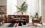 Luxury Vegan Leather 3-Seater Sofa - Image 4
