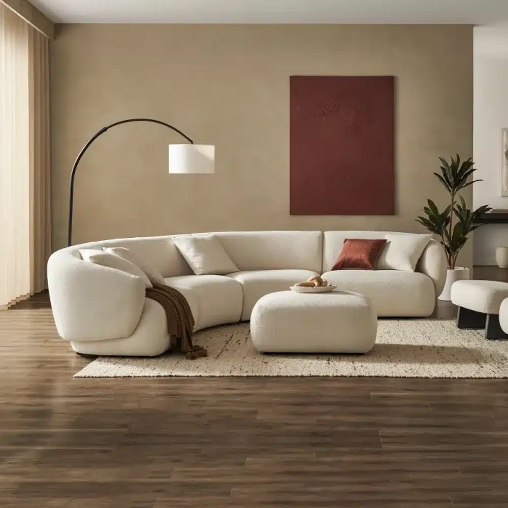 Auburn-Performance-Boucle-Curve-L.webp Auburn Modular Sofa - Image 1