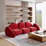 Flannel 3-Seater Sofa - Image 2