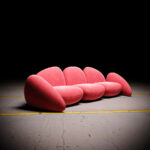 Flannel 3-Seater Sofa - Image 7