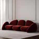 Flannel 3-Seater Sofa - Image 9
