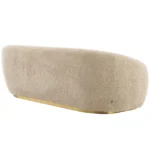Cream Boucle Sofa - Image 4
