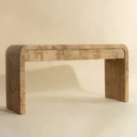 Burl Queen Console Table