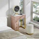 Charm Makeup Vanity Table Set - Image 3