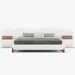 Curva King Size Boucle Bed with Headboard - Image 3