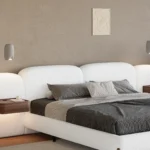 Curva King Size Boucle Bed with Headboard - Image 7