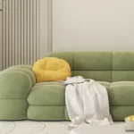 Modern Minimalist Velvet Sofa - Image 3