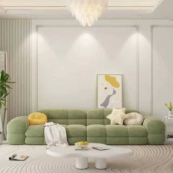 Modern Minimalist Velvet Sofa