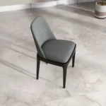 Dark Gray Armless Dining Chairs - Image 7