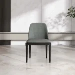 Dark Gray Armless Dining Chairs - Image 4