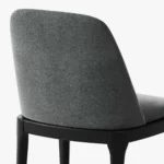 Dark Gray Armless Dining Chairs - Image 11