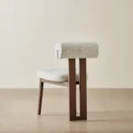 Dove Grey Fabric Dining Chair - Image 10