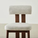 Dove Grey Fabric Dining Chair - Image 8