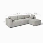 Elan Cotton Blend Modular Sofa - Image 5