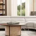 Esplanade Brown Wood Round Coffee Table - Image 5