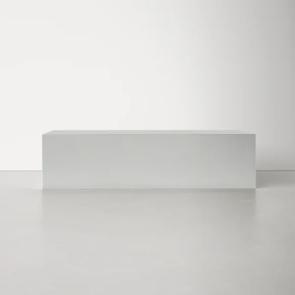 Box-Style Metallic Coffee Table