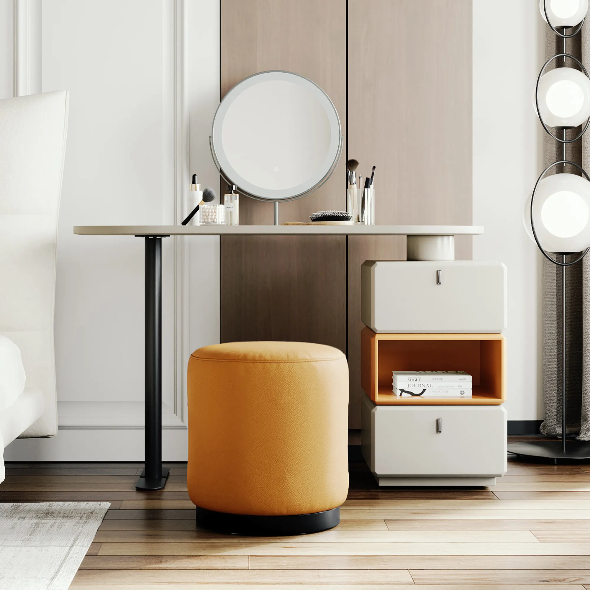 Felix-Makeup-Vanity-Table-Set-1.webp Felix Makeup Vanity Table Set - Image 1