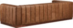 Forte Saddle Faux Leather Sofa - Image 3