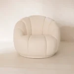 Frida cream armchair