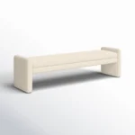 Geordi Boucle Dining Bench - Image 3