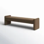 Geordi Boucle Dining Bench - Image 5