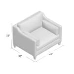 Jaime Armchair - Image 5
