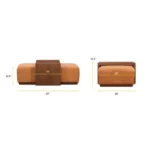 Jarmo Ottoman With Walnut Table - Image 12
