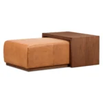 Jarmo Ottoman With Walnut Table - Image 5