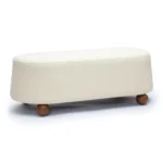 Jerry Boucle Large Ottoman - Image 5