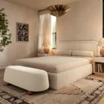 Jerry Boucle Large Ottoman