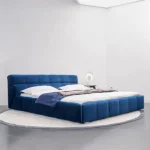 Tufted Linen Bed - Image 4