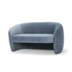 Mid-Century Velvet Loveseat - Image 10