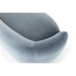 Mid-Century Velvet Loveseat - Image 11