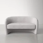 Mid-Century Velvet Loveseat - Image 13