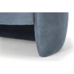 Mid-Century Velvet Loveseat - Image 9