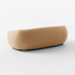 Lazza Brown Boucle Loveseat - Image 2