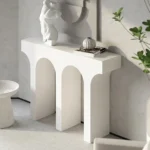 Narrow White Console Table - Image 3