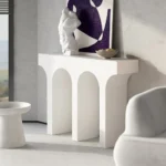 Narrow White Console Table - Image 2