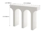 Narrow White Console Table - Image 10