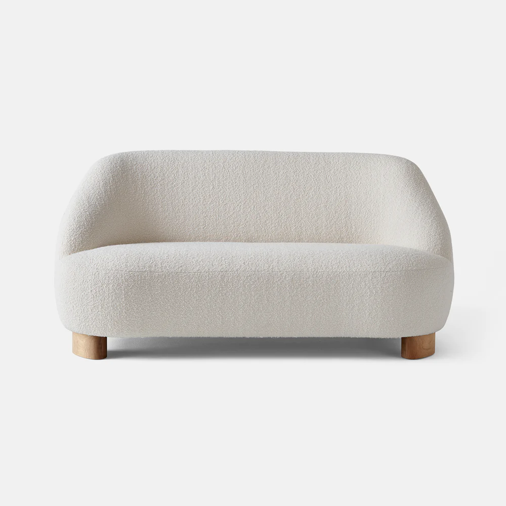 Margas-Sofa-6.webp Curved Bouclé Armchair - Image 1